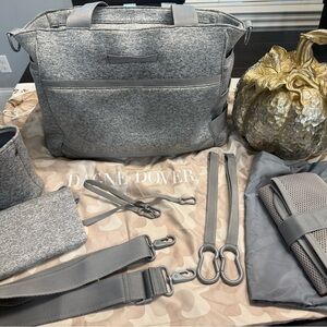 Dagne Dover Gray Tote Diaper Bag